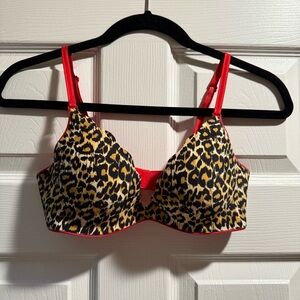 B.Tempted by Wacoal Leopard Print Push-Up Bra
